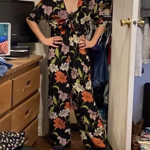 Floral jumpsuit brand new!!